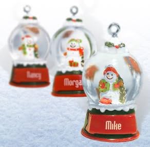 Ganz Snowglobes Makayla * Glass Personalized Christmas Ornament