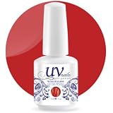 UV-Nails Soak-Off Gel Polish 0.5 OZ Color My Soulmate #201 + Aviva Nail Buffer