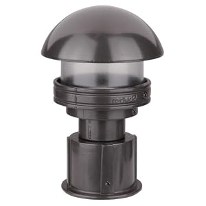 Thomas and Betts K821BR Red Dot 7.5-Inch Sitelight Dome Path Light With... by Thomas & Betts