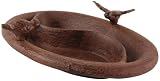 Esschert Design Birdbath & Feeder-Antique Brown