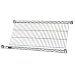 Quantum Storage Systems 1836SL Slanted Shelf, Chrome Finish, 18" Width x 36" Length x 6" Height