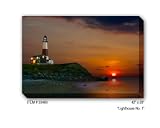 LIGHTHOUSE NO. 1 - Gallery Wrapped, Stretched Canvas Photograph