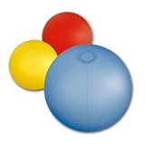 Wasserball - Strandball - Durchmesser ca. 25 cm - blau gefrostet