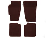 Premier Custom Fit 4-piece Set Carpet Floor Mats for Mercedes-Benz CLK Series (Premium Nylon, Wine)