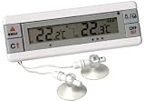 Fridge and Freezer alarm thermometer with dual sensors - displays temperature of 2 appliances