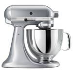 #7: KitchenAid KSM150PSMC Artisan Series 5 Quart Mixer, Metallic Chrome KitchenAid KSM150PSMC