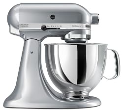 Low price KitchenAid KSM150PSMC Artisan Series 5-Quart Mixer Metallic Chrome