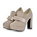 Charm Foot Fashion Bows Womens Platform High Heel Shoes Ankle Boots