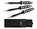 Throwing Knives - Double Edged 3 Piece Knife Set & Sheath