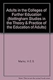 Adults in the colleges of further education