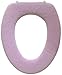 Warm-n-Comfy Soft Toilet Seat Cover - Plush, Thick Fabric Toilet Seat Warmer for Round, Elongated 14x18