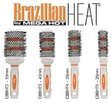 Brazilian Heat Thermal Ceramic & Ionic Brushes Set