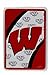 NCAA Wisconsin Badgers Playing Card Plastic Box