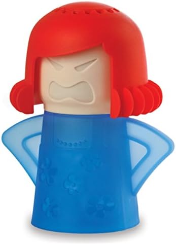 WaLaiKa@ Angry mum image microwave cleaner Microwave oven Steam cleaner container MaMa's best helper (Blue)