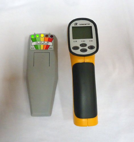 K2 EMF Meter & IR Thermometer Temp Gun