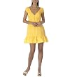 Juniors' Xhilaration&reg; Swiss Dot Dress - Canary
