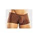 Where To Sales 1st Fantasies Male Power Stretch Brown Shadow Stripe Bong Pouch Front Mini Short Shop