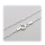 Nickel Free Italian Sterling Silver Anchor Chain Necklace 2 mm - High Polish - 20 inches
