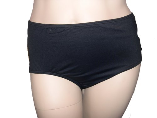 Coco Reef Womens Plus Size High Waisted Bikini Swimsuit Briefs Bottoms - Black - Swimwear Separates 1x-3x product image