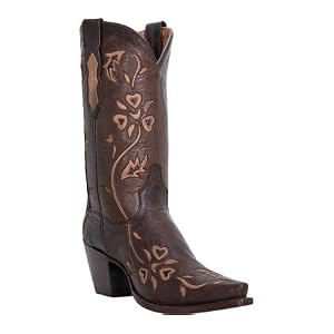 Ladies Dan Post 12 Flexible Leather Fashion Boots by Dan Post