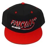 NFL ATLANTA FALCONS RED BLK OLD SCHOOL SNAPBACK CAP HAT