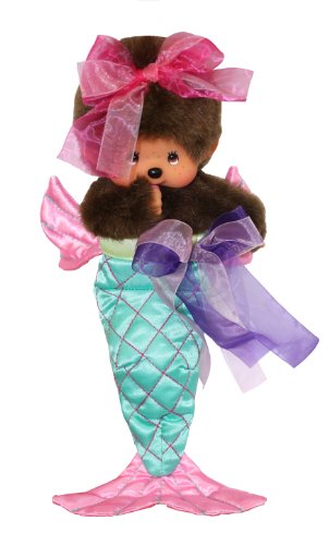 Sekiguchi 235560-Monchhichi Meerjungfrau, 20 cm, blau