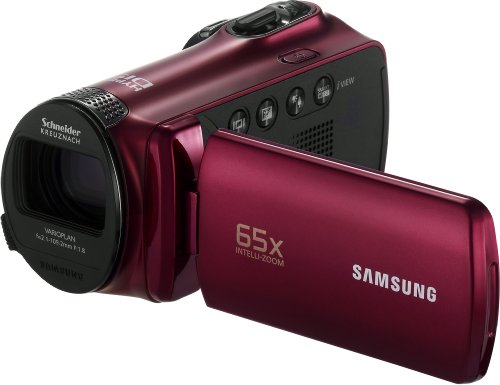 Samsung SMX-F50 SD-Camcorder (52-fach opt. Zoom, 6,85 cm (2.7 Zoll) Display) rot