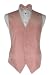 Tuxedo Vest - Venetian Collection Coral with Coordinating Bowtie