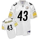 Troy Polamalu Jersey: Reebok White Replica #43 Pittsburgh Steelers Jersey