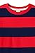Scout + Ro Big Boys' Long-Sleeve Stripe Shirt, Red/Navy, 10