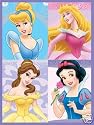 Huge New Disney Happy Princess Carpet / Area Rug / Play Ground Mate 54x80" Super Soft