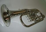 Rossetti Nickel Alto Horn Eb, Piston, Case, 7 1/2" Bell