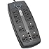 Tripp Lite 10 Outlet Surge Protector Power Strip Tel/Modem 8ft Cord 2395 Joules (TLP1008TEL)