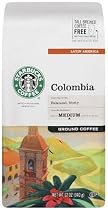 Starbucks Colombian Coffee, Whole Bean, 12-Ounce Bags (Pack of 3)