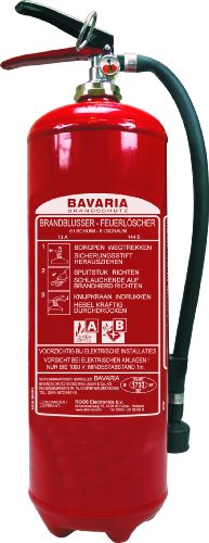 Bavaria BASB6 Feuerl&ouml;scher / Schauml&ouml;scher mit Manometer, 6 L