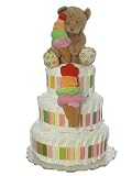 Sweet Baby Ice Cream Parlor Diaper Cake (Triple Layer)