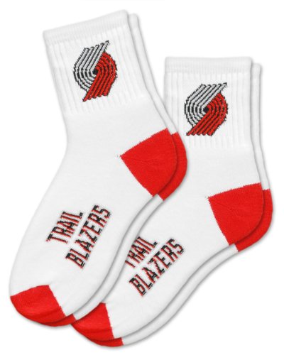 NBA Portland Trailblazers Mens Socks, 2-Pack