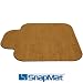 SnapMat Wood Office Chair Mat 36 in x 36 in w/ 21 in x 8 in lip in Oak