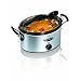 Hamilton Beach 6-Quart Oval Stay Or Go Slow Cooker , Stainless Steel