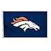 Fremont Die NFL Denver Broncos 3' x 5' Flag with Grommets, 3 x 5-Foot, Logo