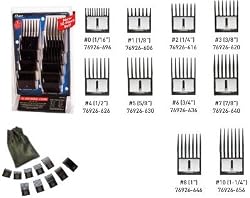 Oster Universal Clipper Attachment Comb 10 Pc Set