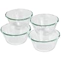 4-Pack Clear Custard Cups