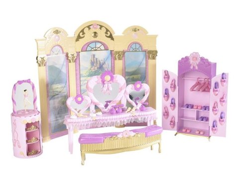 Childrens Toyshop  Toys : Barbie&the 12 Dancing Princesses - Vanity Playset