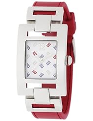 Tommy Hilfiger Womens 1781069 Fashion TH Logo Red Silicon Watch