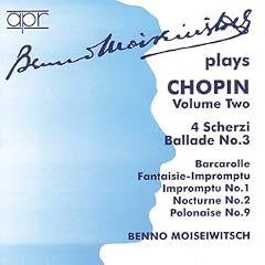 Benno Moiseiwitsch plays Chopin, Vol. 2
