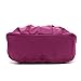 Color Scissor Women's Casual Travel Nylon Shoulder Bag Crossbody Messenger Bag Handbags Purple