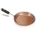 Outset QN77 Copper Nonstick Grill Skillet with Removable Soft-Grip Handle