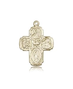14kt Gold 5-Way Medal