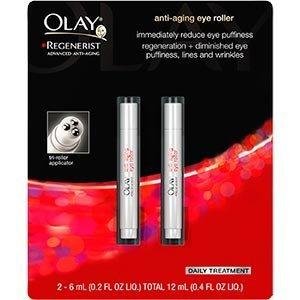 NEW Just Arrived Olay Regenerist Anti-aging Eye Roller Features Precision Micro-rollers That Gently Massage in a Concentrated2-pack - 6 Ml Each