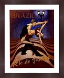 Buenos Aires Framed Art Poster Print by David Marrocco, 13x16